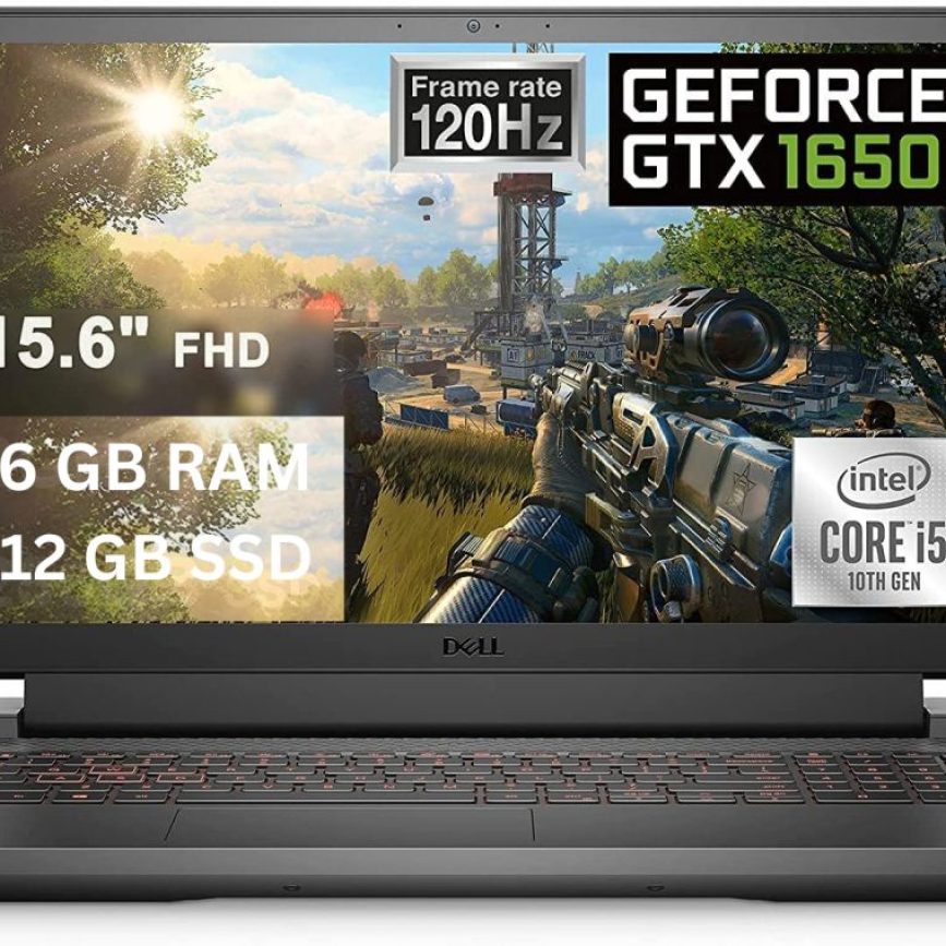 Dell Flagship G15 5510 Gaming Laptop, FHD 120Hz Display