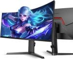 KOORUI 21:9 WQHD 3440 * 1440 4K （HDR 400）34 Inch 1800R Curved Gaming Monitor, 165Hz MPRT 1MS  Hdmi DP 90% DCI-P3 OSD Roker Computer Gamer Monitors - Image 6