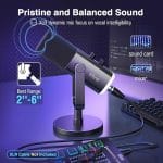 FIFINE XLR/USB Dynamic Microphone for Podcast Recording, PC Computer Gaming Streaming - Image 3