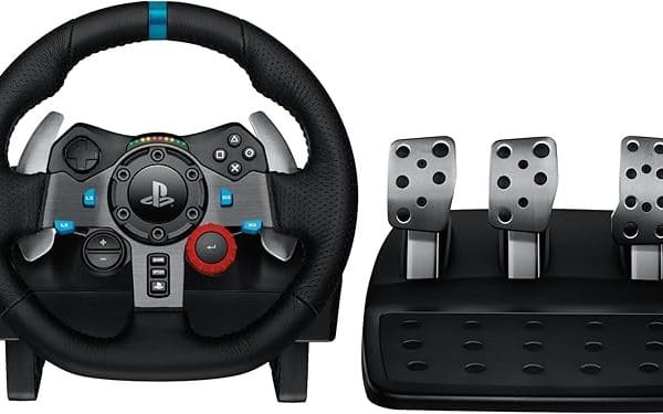 Logitech G29 Driving Force Racing Wheel and Floor Pedals, Real Force Feedback (UAE VERSION)