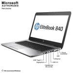 HP EliteBook 840 G3 Notebook (Renewed) - 14.1" - Core i5 6th Gen - 8 GB RAM - 256 GB SSD - Image 3