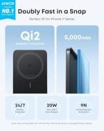 Anker Nano Power Bank, Ultra-Slim 5,000mAh Magnetic Battery Pack - Image 2