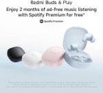 Xiaomi Redmi Buds 6 Play - Pink - Image 3