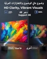 HY300 Pro+ Mini Smart Projector (2025 Upgrade) – Portable 4K Support Projector with WiFi, Bluetooth & Built-In Apps - Image 6