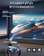 HY300 Pro+ Mini Smart Projector (2025 Upgrade) – Portable 4K Support Projector with WiFi, Bluetooth & Built-In Apps - Image 5