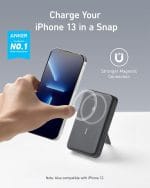 Anker 633 Magnetic Power Bank, 10,000mAh Foldable Magnetic Wireless Portable Charger, Only for iPhone - Image 7