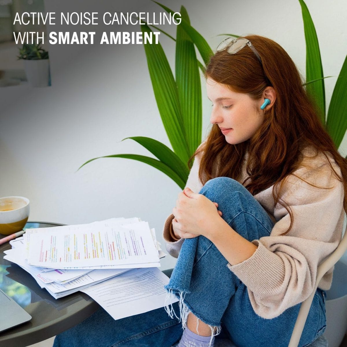 JBL Wave Beam 2 Adaptive Noise Cancelling - Color : Pink - Image 4