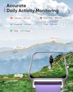 Fitpolo Smart Watch for Women  - Color : Purple - Image 3