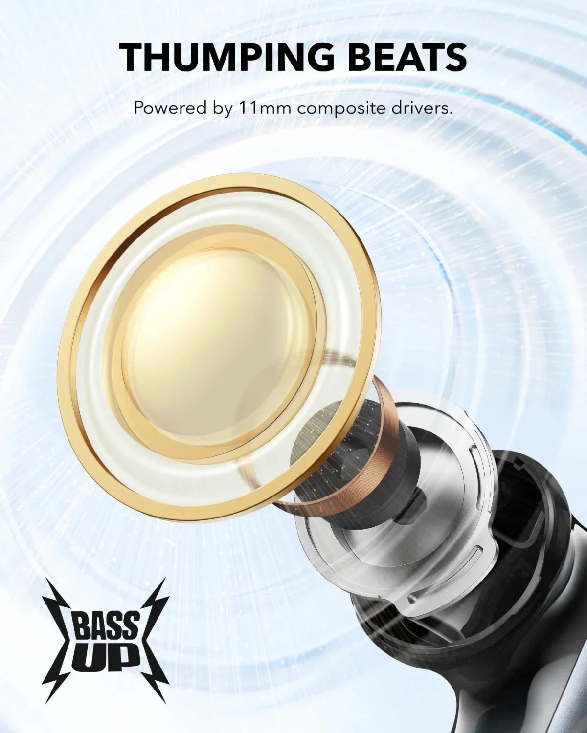 Soundcore P40i by Anker, Noise Cancelling Wireless Earbuds - Color : Blue - Image 4