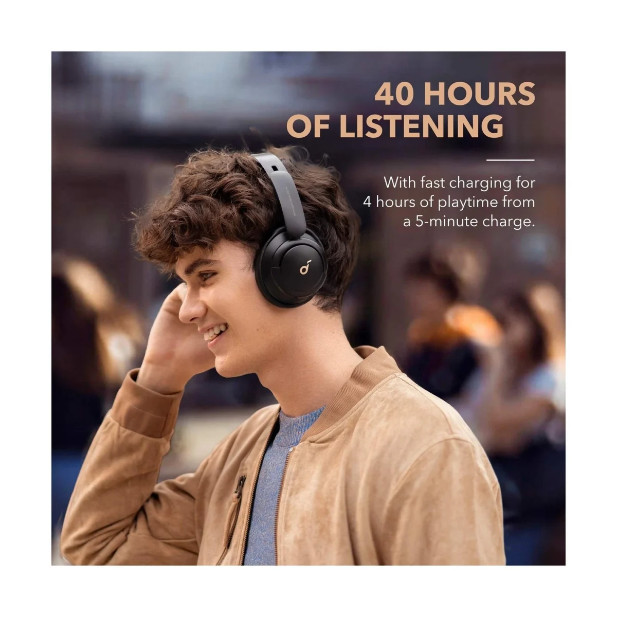 Soundcore by Anker Q30 Hybrid Active Noise Cancelling Headphones - Color : White - Image 3