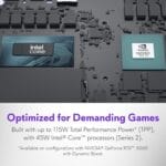 Alienware 16 Aurora Laptop AC16250-16-inch 1610 WQXGA Display, Intel Core 7-240H Series 2, 16GB DDR5 RAM, 1TB SSD, NVIDIA GeForce RTX 5060 8GB GDDR7, Windows 11 Home - Image 4