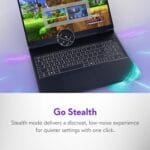 Alienware 16 Aurora Laptop AC16250-16-inch 1610 WQXGA Display, Intel Core 7-240H Series 2, 16GB DDR5 RAM, 1TB SSD, NVIDIA GeForce RTX 5060 8GB GDDR7, Windows 11 Home - Image 9