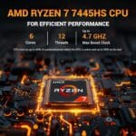 ASUS TUF A16 (2025) AMD Ryzen 7 7445HS Gaming Laptop 16GB RAM-1TB SSD | FHD+ 144Hz | Nvidia RTX 4050-6GB |Mecha Gray - Image 2