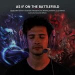 EKSA Gaming Headset, Wired PS4 Headset with Noise Canceling Mic, Over-Ear Gaming Headphones Compatible with Xbox One Controller, for PS4, PS5, PC, Laptop (E900-Red)  - Color : Red - Image 2