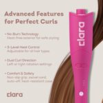 Clara Oil-Coated Protective Auto-Curler – Anti-Burn, Tangle-Free, Auto Shut-Off - Image 2