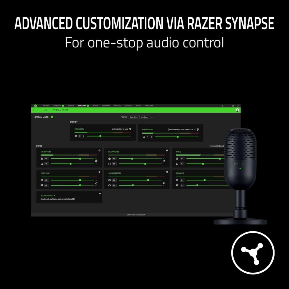 Razer Seiren V3 Mini USB Microphone Condenser Mic - Image 7