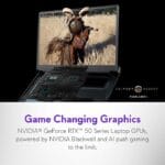 Alienware 16 Area-51 Gaming Laptop AA16250-16" WQXGA 240Hz Display, Intel Core Ultra 9-275HX, 32GB DDR5 RAM, 1TB SSD, NVIDIA GeForce RTX 5070Ti, Windows 11 Home - Liquid Teal (Upgraded) - Image 5