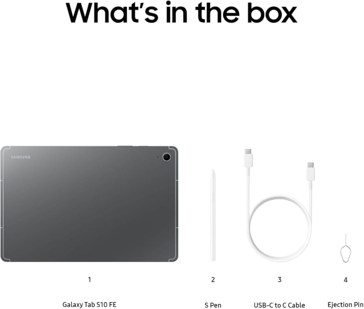 Samsung Galaxy Tab S10 FE 128GB WiFi Android Tablet - Image 11