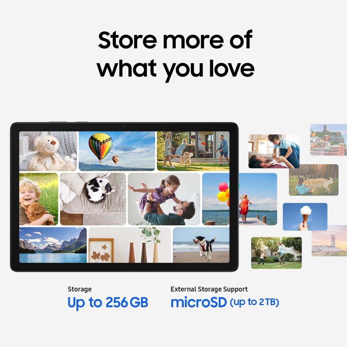 Samsung Galaxy Tab A11+ 11-Inch Android Tablet, External Storage Support, Headphone Jack 128GB/6GB Wifi Gray - Image 3