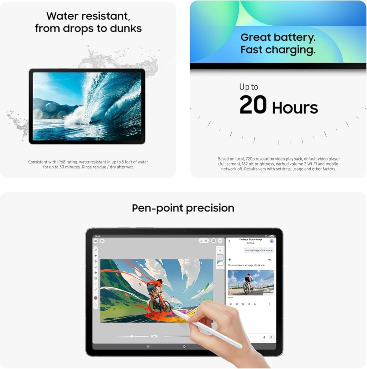 Samsung Galaxy Tab S10 FE 128GB WiFi Android Tablet - Image 4