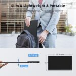 MagicRaven Portable Touchscreen Monitor, 15.6" 1080P Portable Monitor for Laptop, HDMI USB C Computer Gaming Display with Speakers - Image 7