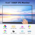 MagicRaven Portable Touchscreen Monitor, 15.6" 1080P Portable Monitor for Laptop, HDMI USB C Computer Gaming Display with Speakers - Image 5