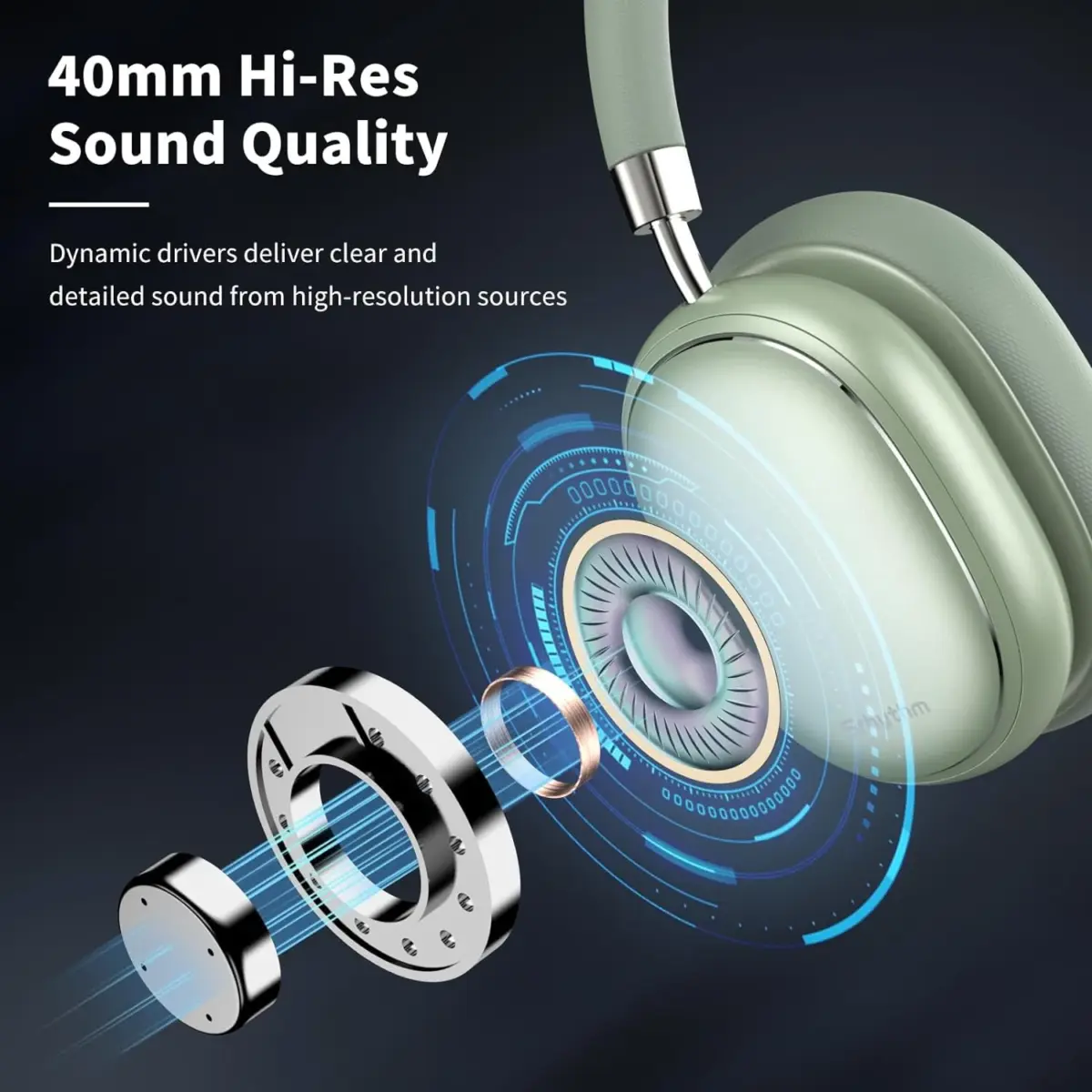 Srhythm NiceComfort 95 Hybrid Noise Cancelling Wireless Headphone - Image 13