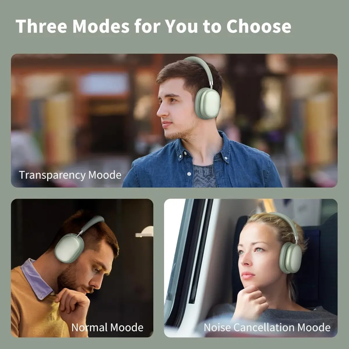 Srhythm NiceComfort 95 Hybrid Noise Cancelling Wireless Headphone - Image 12