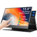 MagicRaven Portable Touchscreen Monitor, 15.6" 1080P Portable Monitor for Laptop, HDMI USB C Computer Gaming Display with Speakers