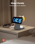 3 in 1 Wireless Charging Station, Foldable Magnetic Charger Stand for Multiple Devices, - Image 5