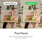 Insta360 Link 2 Black- PTZ 4K Webcam for PC/Mac, 1/2" Sensor, AI Tracking, HDR, AI Noise-Canceling Mic, Gesture Control for Streaming, - Image 6