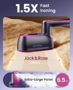 Jack ＆ Rose Travel Steamer for Clothes 1200w,Steam Iron,Portable Handheld Travel Size Steamer iron, - Image 4