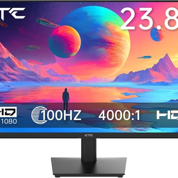 KTC 24 inch Monitor - 1080P 100Hz FreeSync Gaming Monitor with HDR10,VESA Mountable