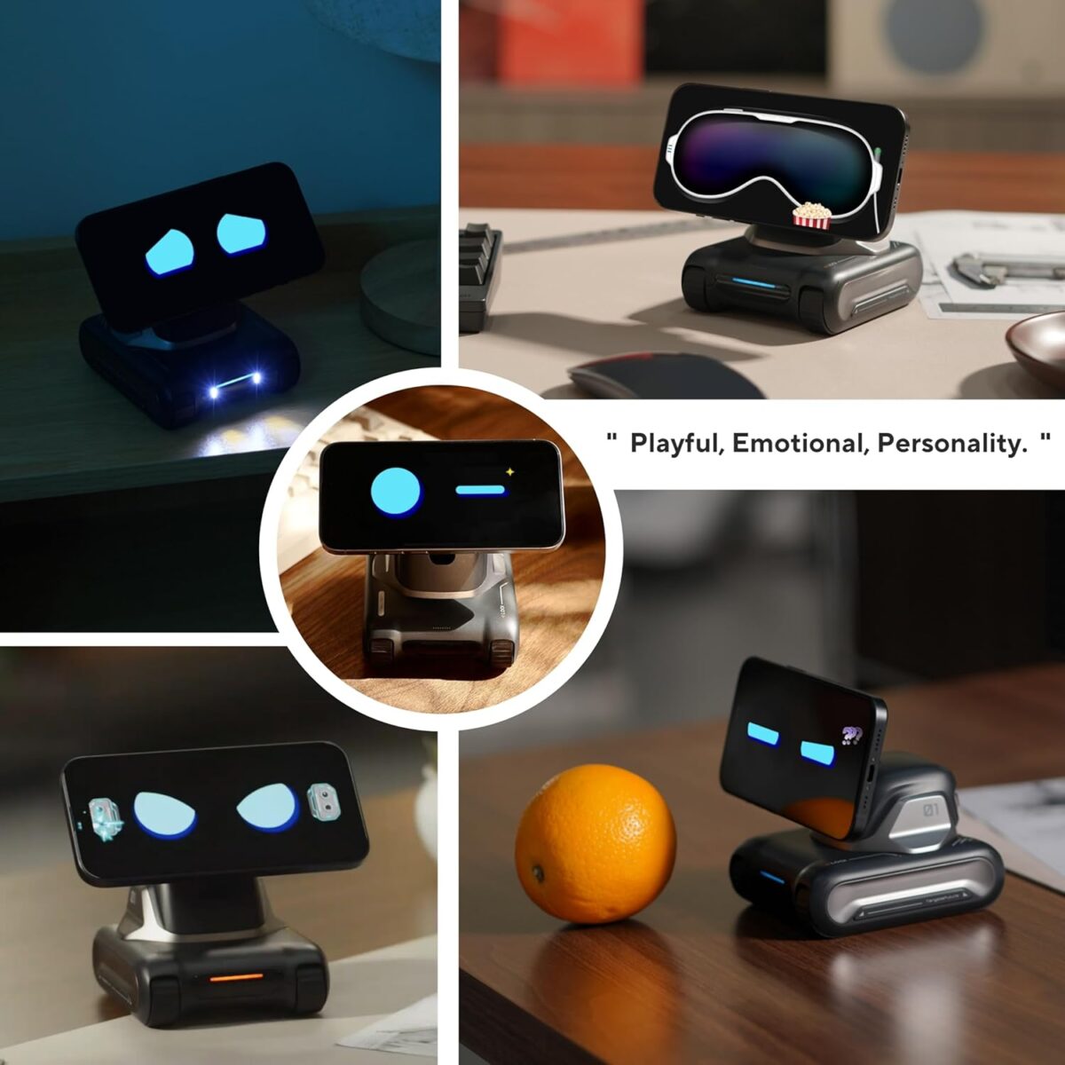 TangibleFuture LOOI Robot-Space Black AI Desktop Companion with ChatGPT Voice Interaction, Memory, Personality - Image 4