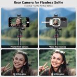 FOUNIST Phone Vlog Selfie Monitor Screen, Mobile Phones Magnetic Selfie Screen - Image 2