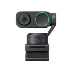 Insta360 Link 2 Black- PTZ 4K Webcam for PC/Mac, 1/2" Sensor, AI Tracking, HDR, AI Noise-Canceling Mic, Gesture Control for Streaming,