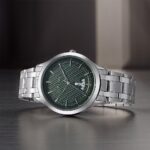 Titan Men's Analog Watch - Textured Silver Dial with Date Function - Silver - Image 2