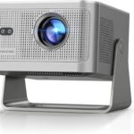 Smart Projector with 4K 8K Support, Portable Projectors 600 ANSI | with Wifi6 and Bluetooth5.4