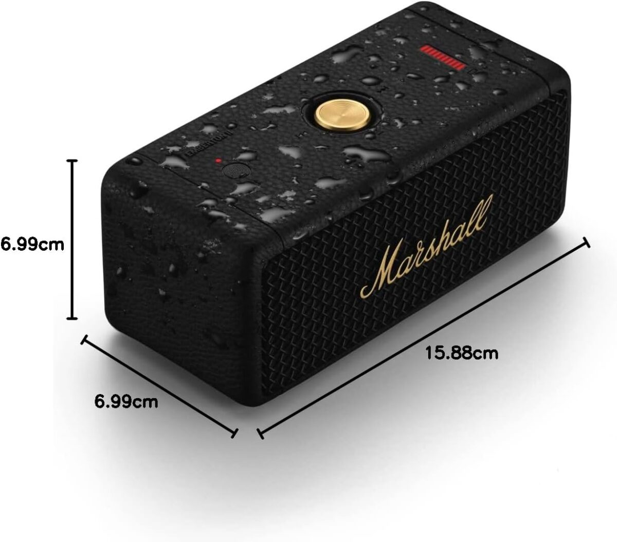 Marshall Emberton II Portable Bluetooth Speakers - Water Resistant Wireless Speakers Portable Speaker 30+ Hour of Playtime - Image 12