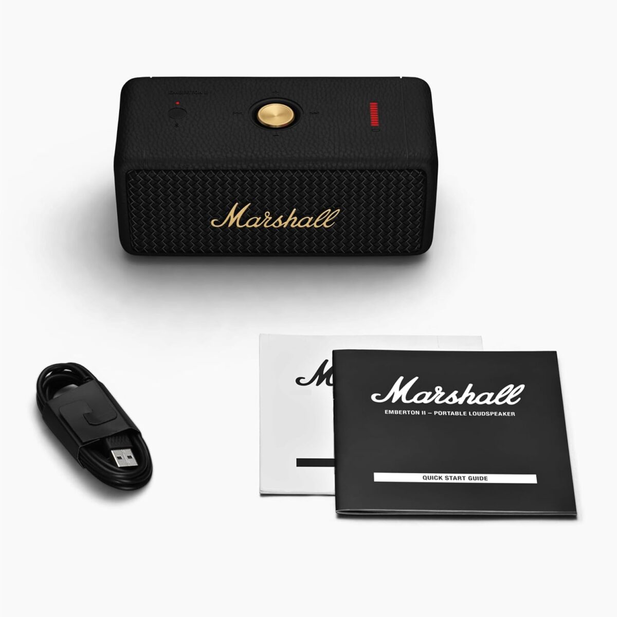 Marshall Emberton II Portable Bluetooth Speakers - Water Resistant Wireless Speakers Portable Speaker 30+ Hour of Playtime - Image 7