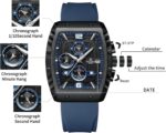 NAVIFORCE Men Quartz Watch Auto Date Week Business Dress Analog Wrist Watches - Image 3