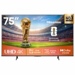 Hisense 75" 4K UHD Smart TV (75A6Q) – Dolby Vision, AI 4K Upscaler & VIDAA Smart TV