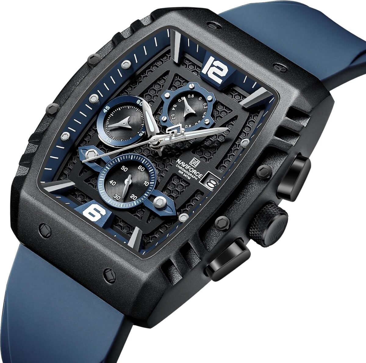 NAVIFORCE Men Quartz Watch Auto Date Week Business Dress Analog Wrist Watches - Image 7
