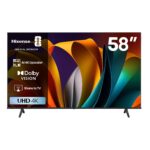 Hisense 58" 4K UHD Smart TV (58A6N) – Dolby Vision, VIDAA Smart TV & AI 4K Upscaler