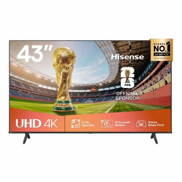 Hisense 43" 4K UHD Smart TV (43A6Q) – Dolby Vision