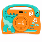 BeBe-TAB RINO 7" Kids Android Tablet – Android 14, 6GB RAM, 256GB Storage, Wi-Fi, Quad-Core, Dual Camera, Protective Dinosaur Case - Image 2
