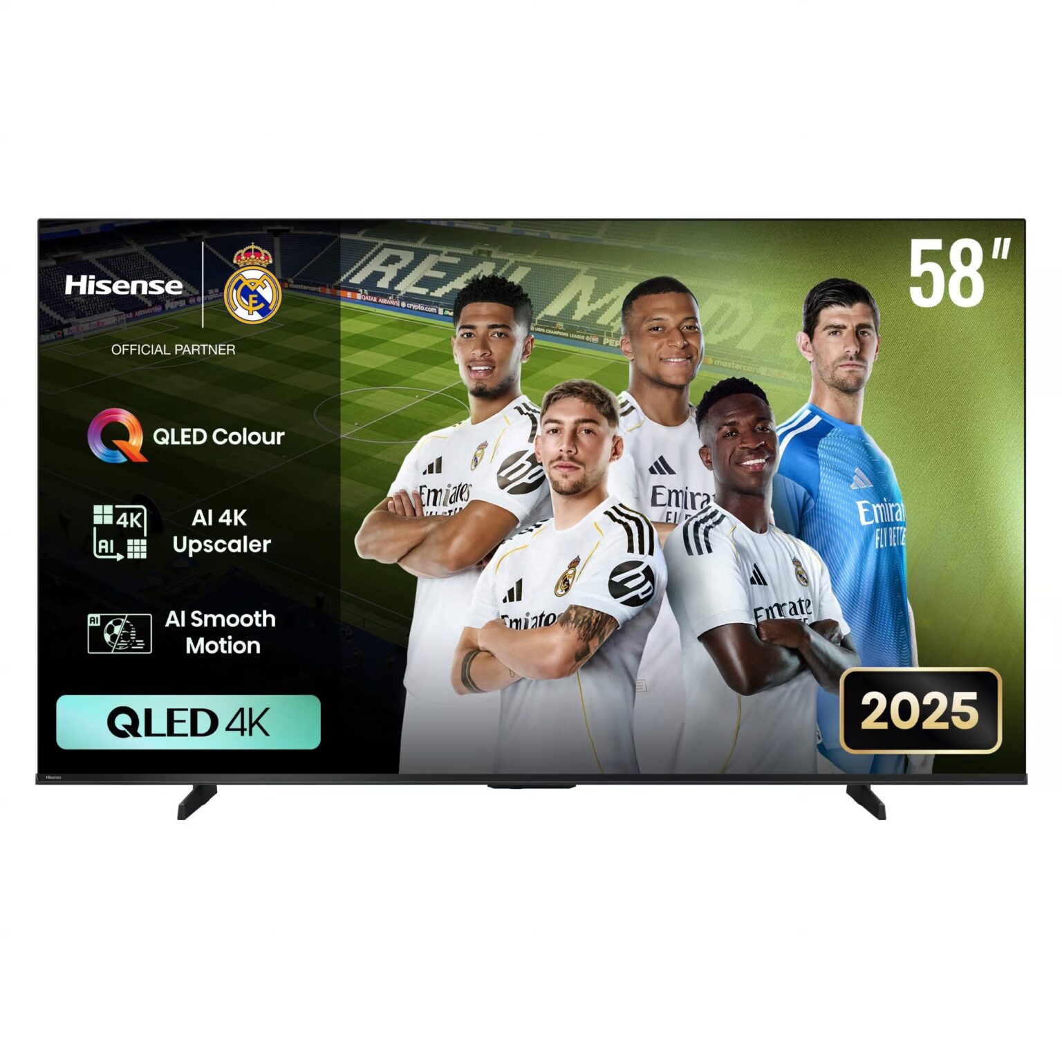 HISENSE-58-58Q6Q-4K-QLED-60HZ-SMART-1536x1536 Hisense 58" 4K UHD QLED Smart TV (58Q6Q) – Dolby Vision, Dolby Atmos & AI 4K Upscaler - Image 1