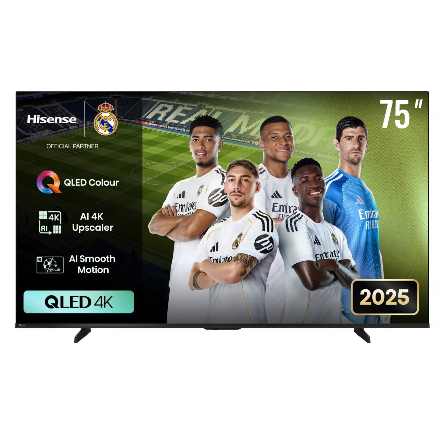 Hisense-75-4K-QLED-60HZ-Smart-75Q6Q-1536x1536 Hisense 75" QLED 4K Smart TV (75Q6Q) – Dolby Vision, Dolby Atmos & VIDAA Smart TV - Image 1