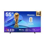 Hisense 55" 4K UHD QLED Smart TV (55Q6Q) – Dolby Vision, Dolby Atmos & AI 4K Upscaler