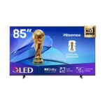 Hisense 85" 4K QLED Smart TV (85Q6Q) – Dolby Vision, Dolby Atmos, AI 4K Upscaler